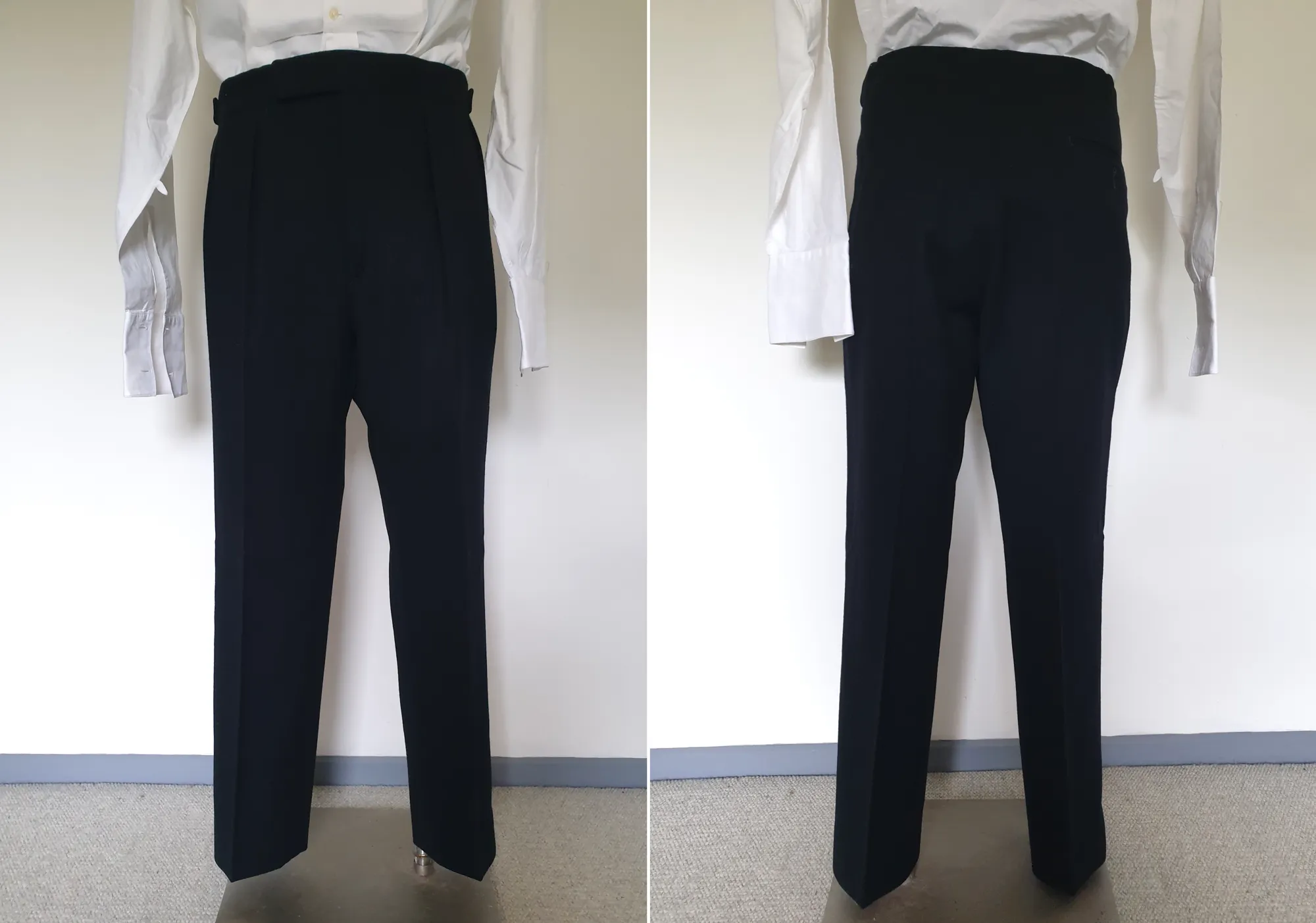 1960s Shawl Lapel Wool Tuxedo, Formal Suit - L
