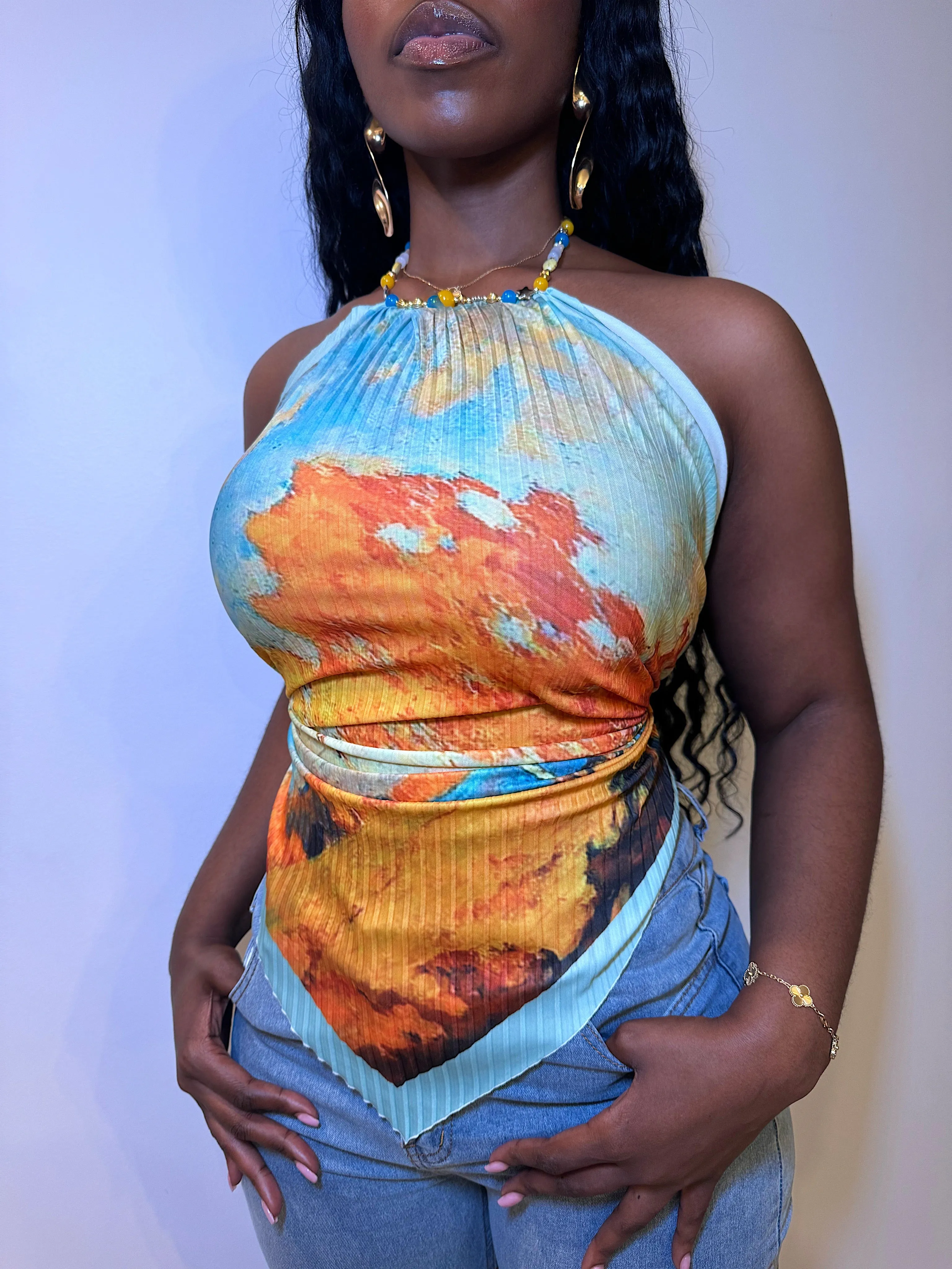 Anna Scarf Top
