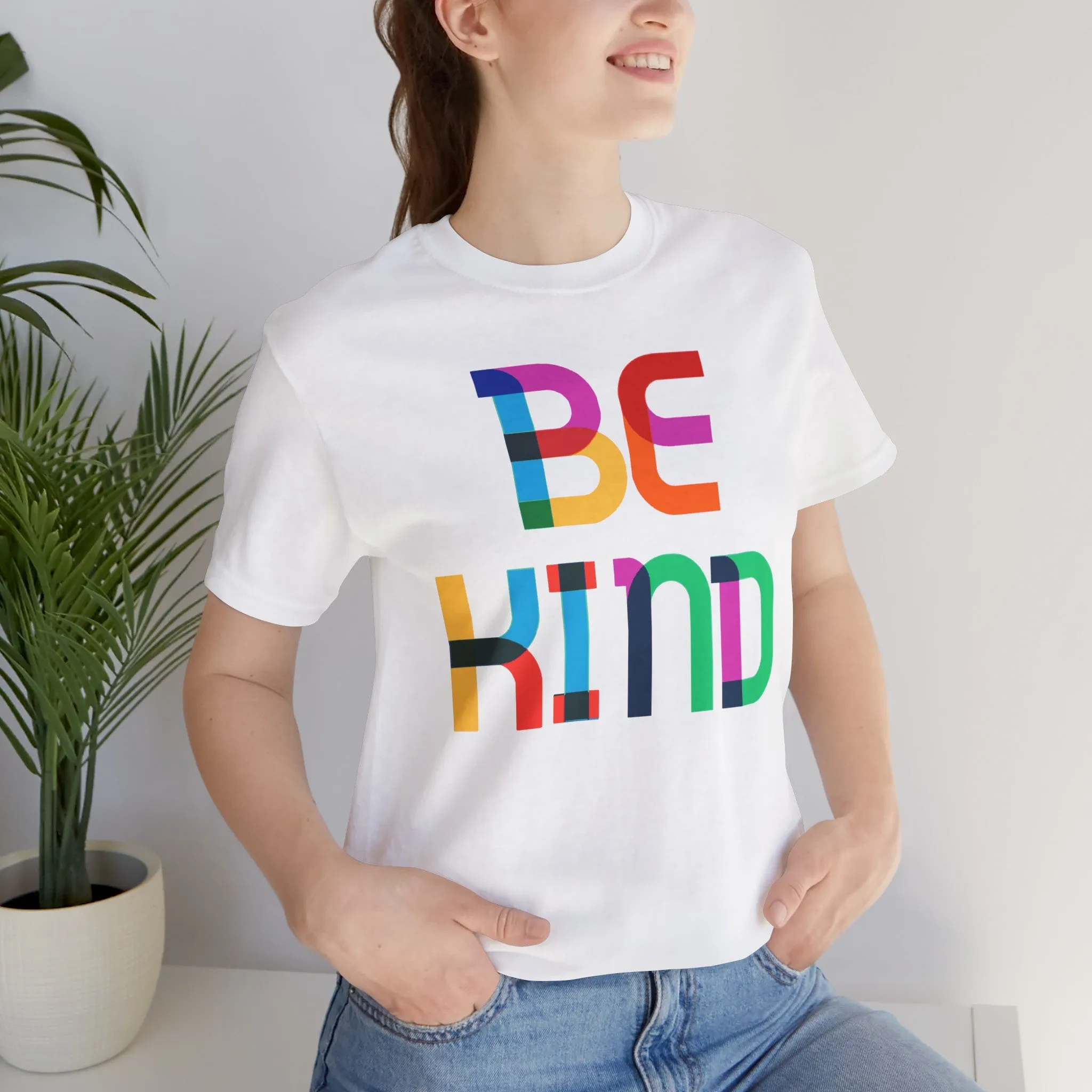 Be Kind -  Unisex Jersey T-Shirt V