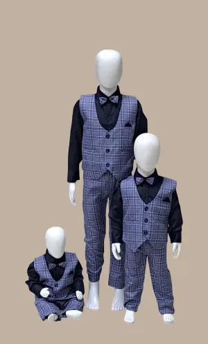 Boys Deep Midnight Blue 4 Piece Set