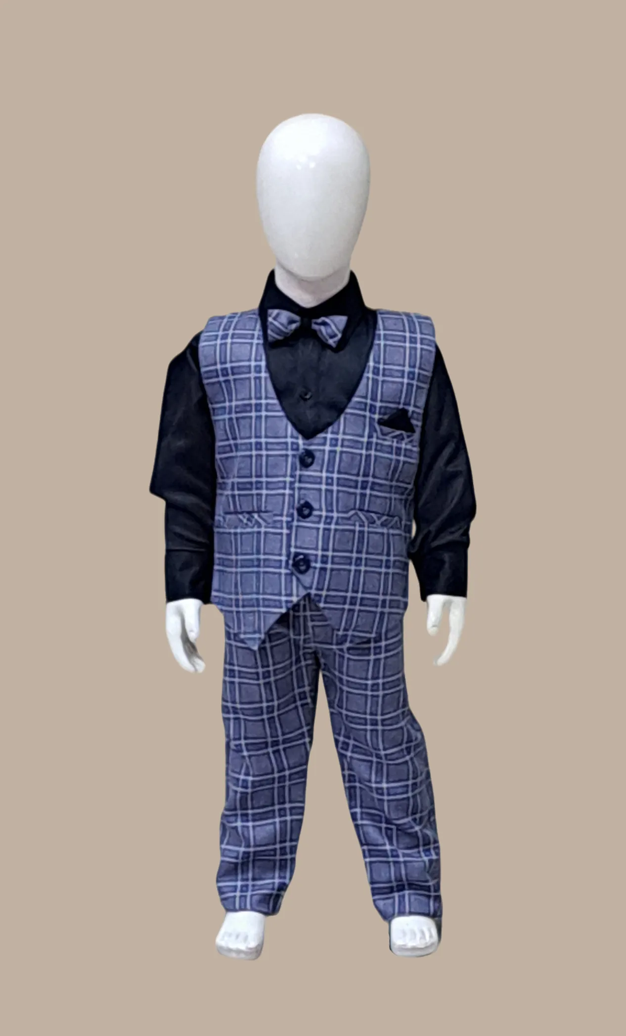 Boys Deep Midnight Blue 4 Piece Set