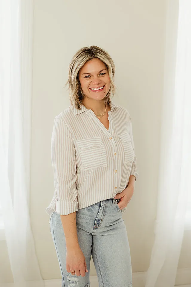 Breezy Stripe Shirt