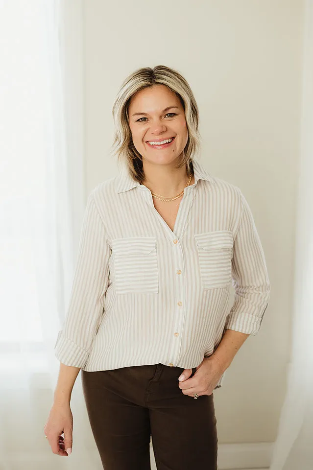Breezy Stripe Shirt