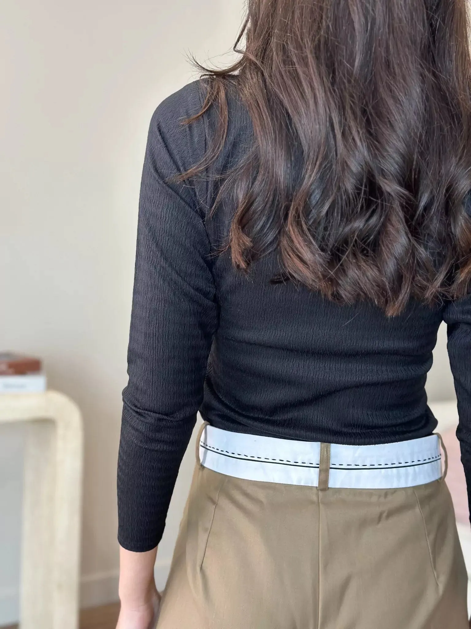 Brown Formal Detailed Pants