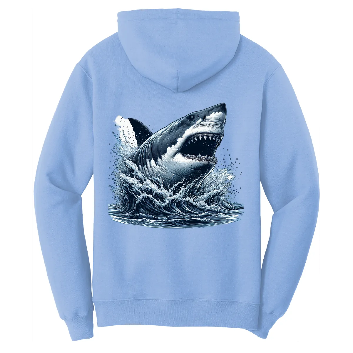 Cape Cod, MA Jaws Women's Cotton Hoodie