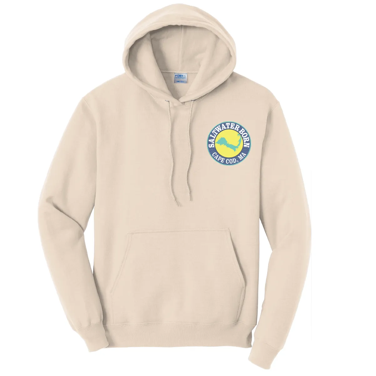 Cape Cod, MA Jaws Women's Cotton Hoodie