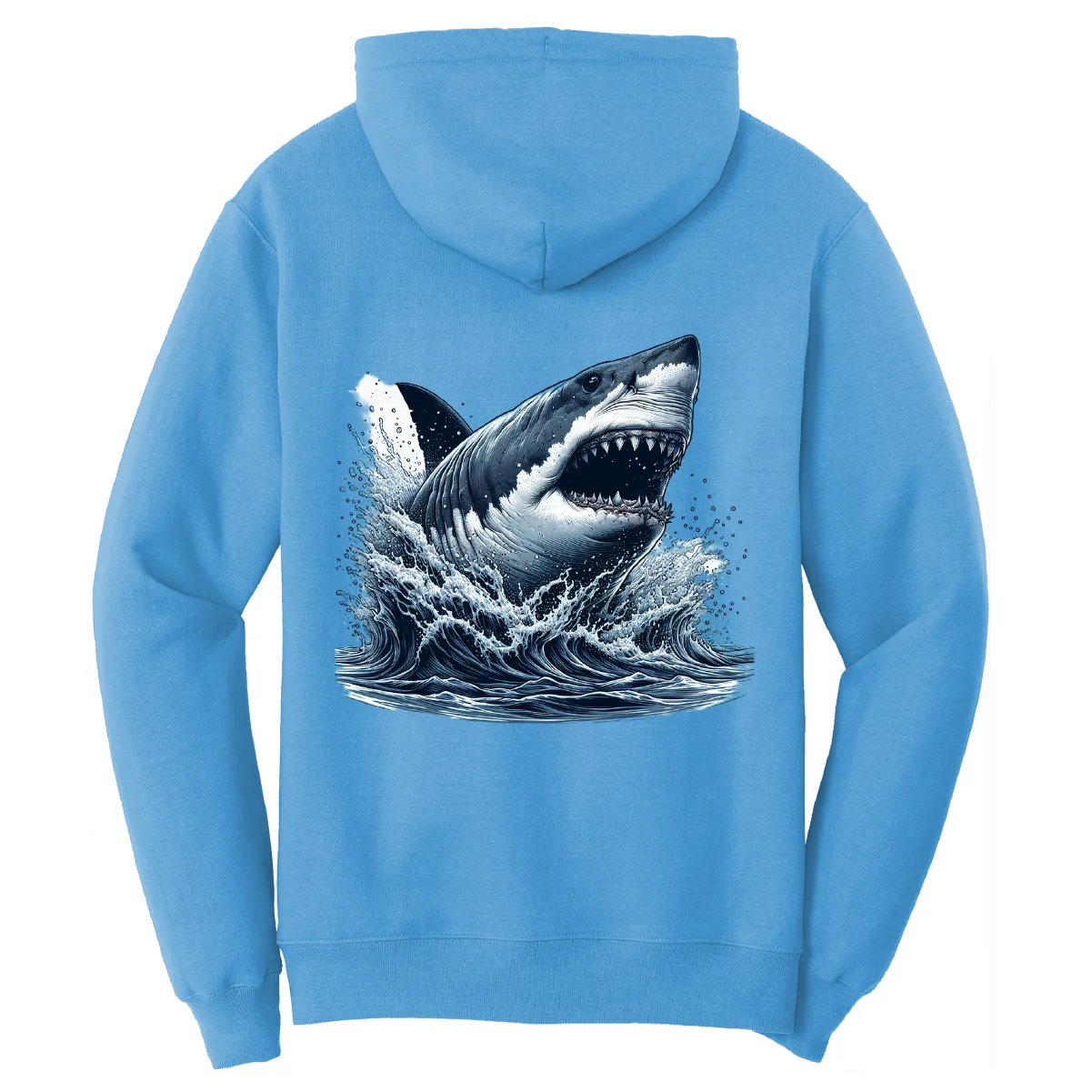 Cape Cod, MA Jaws Women's Cotton Hoodie