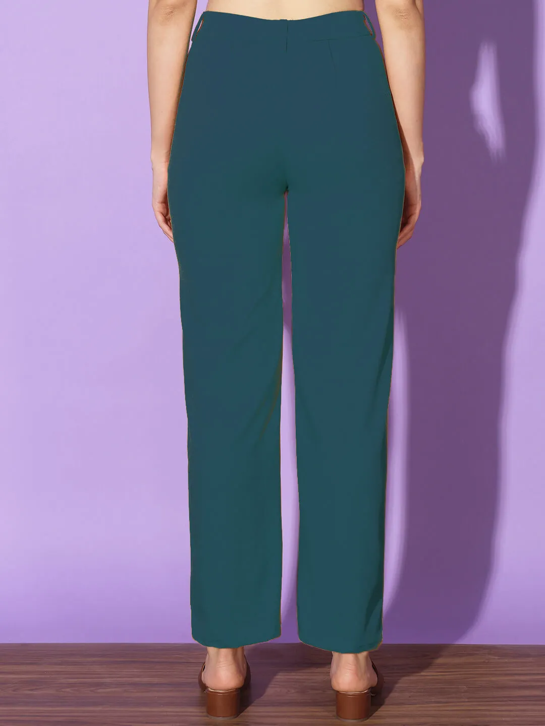 Carrera Full Length Women Formal Trousers and Pants-3362
