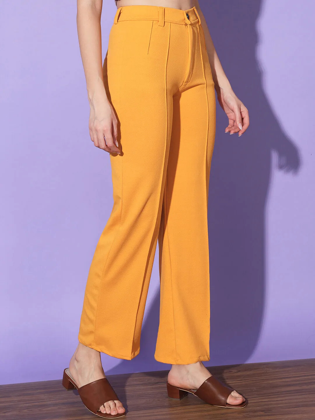 Carrera Full Length Women Formal Trousers and Pants-3362