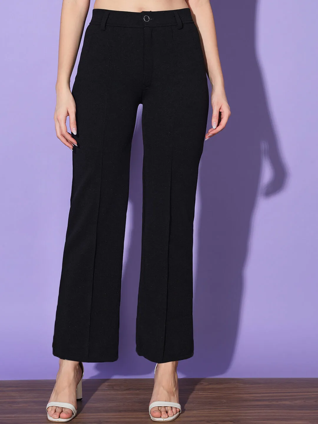 Carrera Full Length Women Formal Trousers and Pants-3362