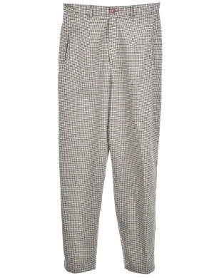 Checked Trousers - W28 L30