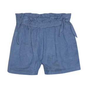 Creamie | Blue Denim Chambray Shorts
