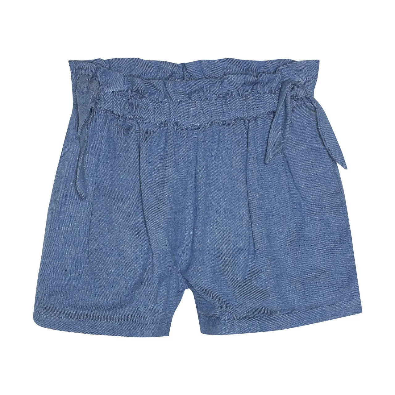 Creamie | Blue Denim Chambray Shorts