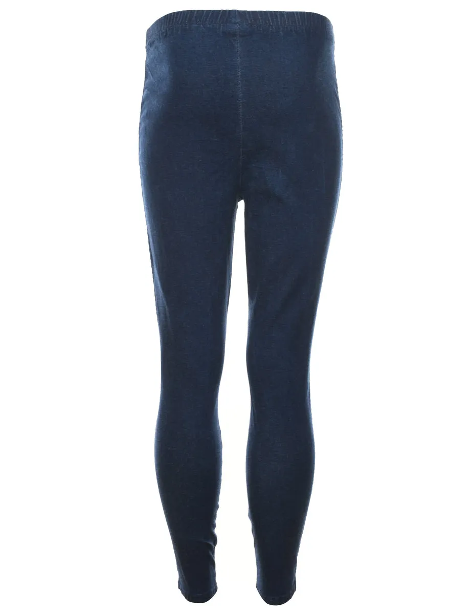 Dark Wash Denim Trousers - W26 L29