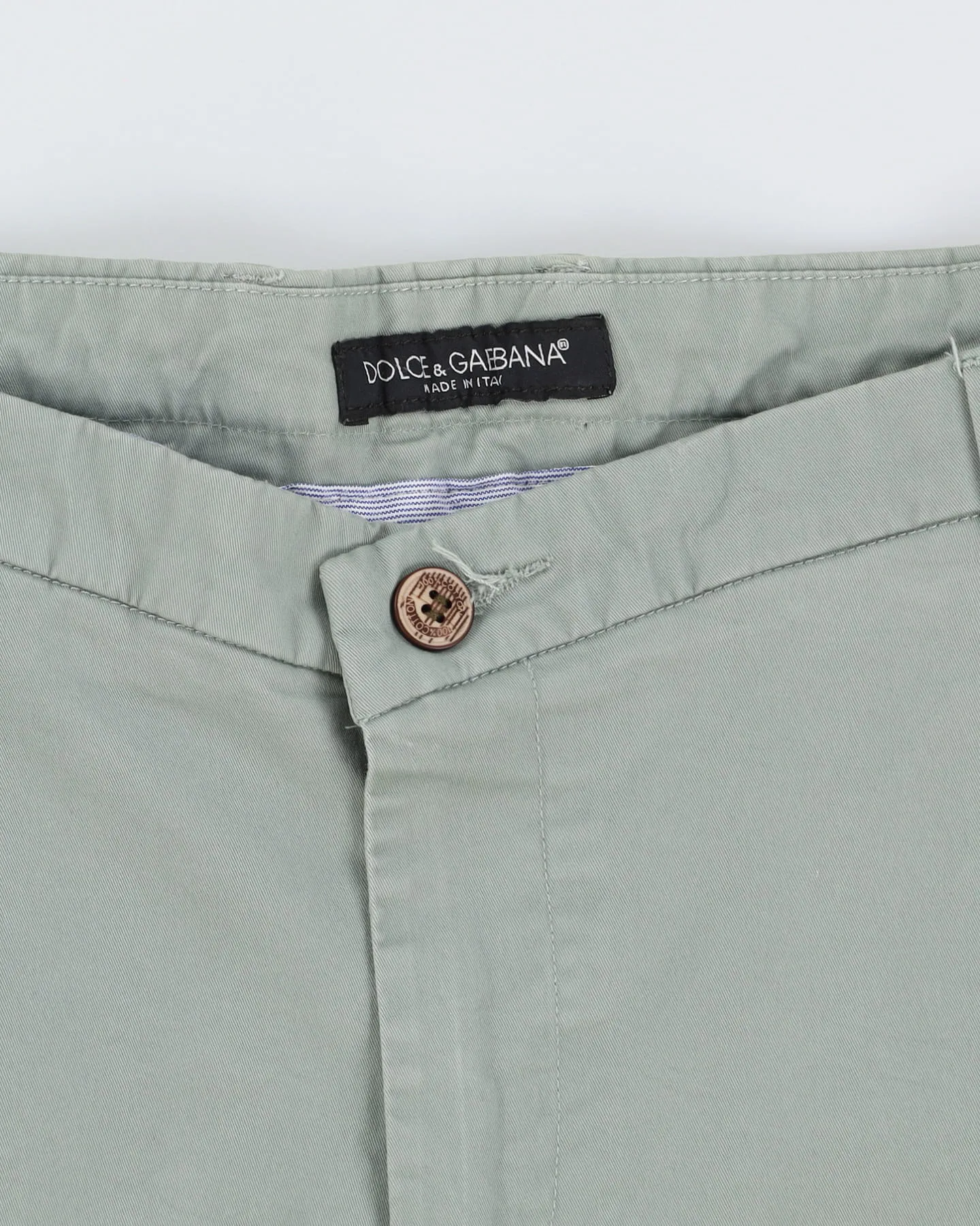 Dolce & Gabbana Green Casual Trousers - W36