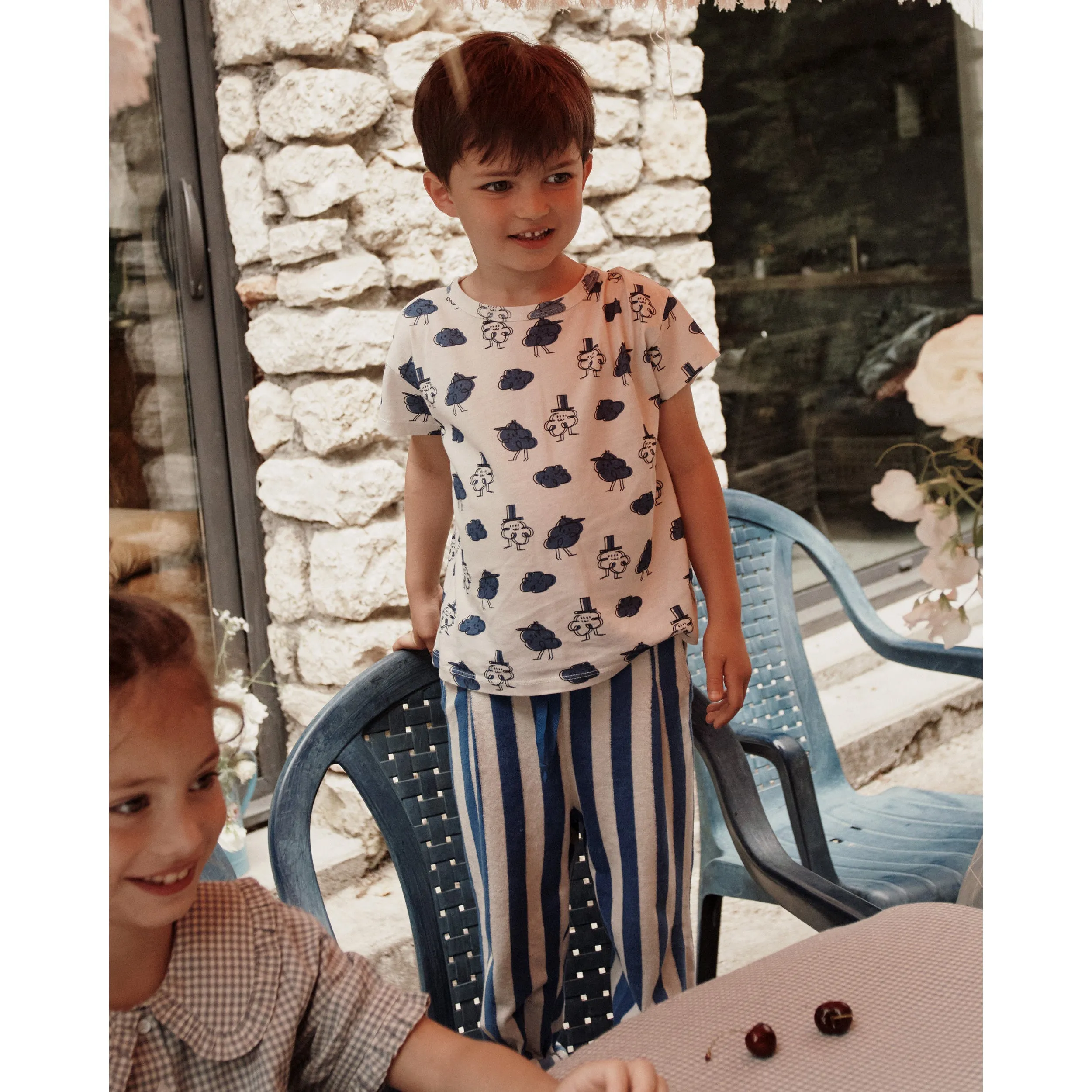 Emile et Ida Tee Shirt Ecru Nuage