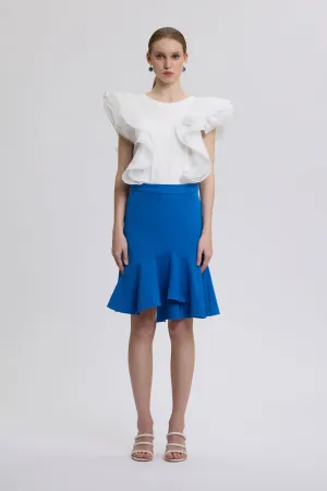 Fishtail Wrap Skirt