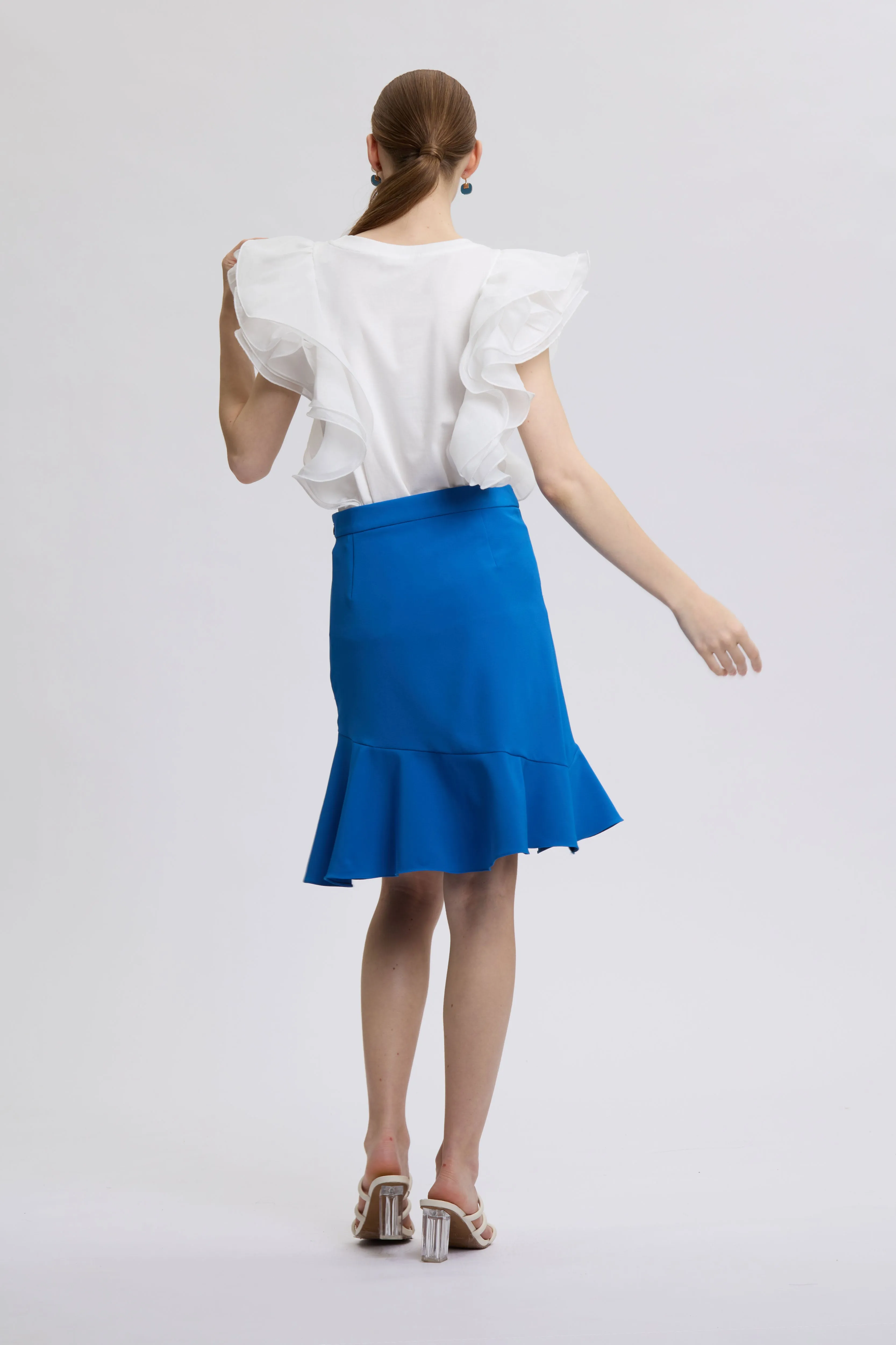 Fishtail Wrap Skirt