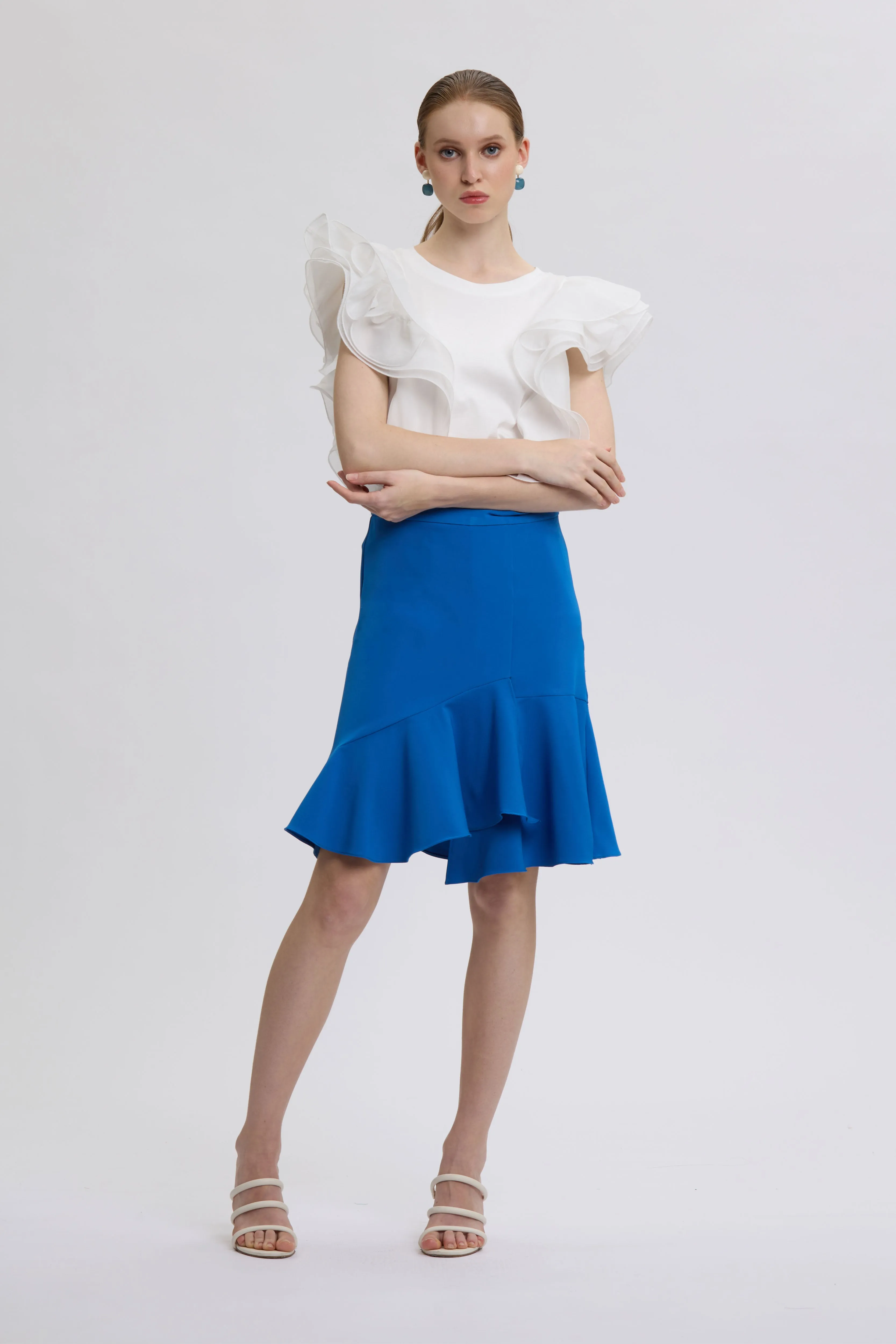 Fishtail Wrap Skirt