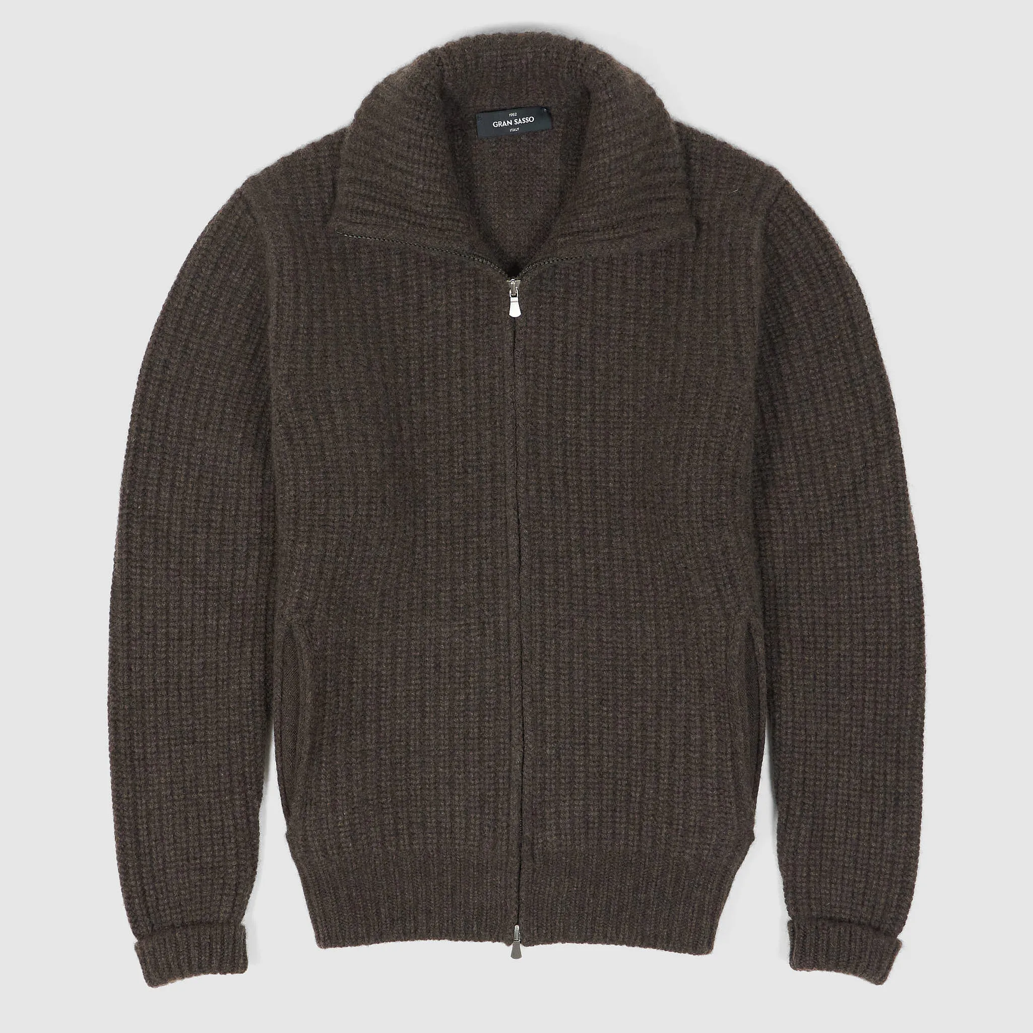 Gran Sasso Full Zip Pure Cashmere Cardigan