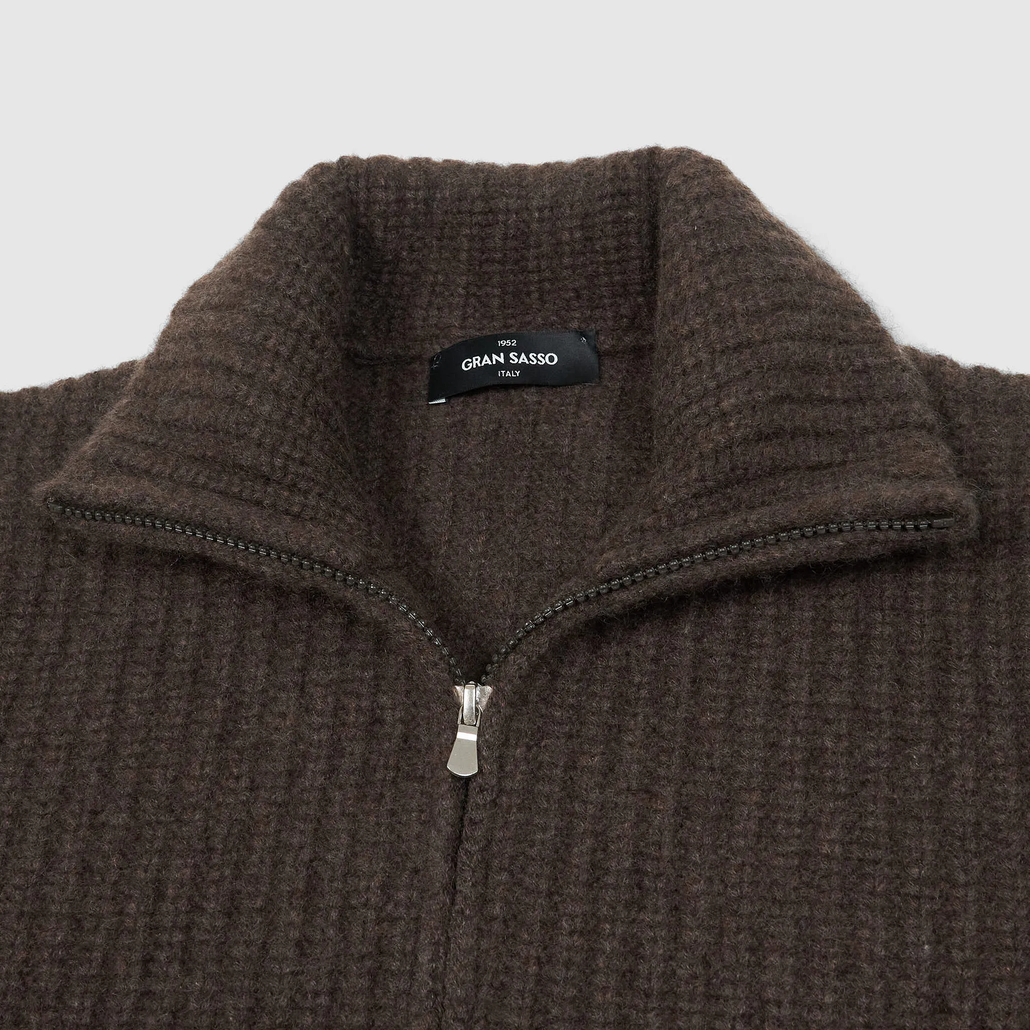 Gran Sasso Full Zip Pure Cashmere Cardigan