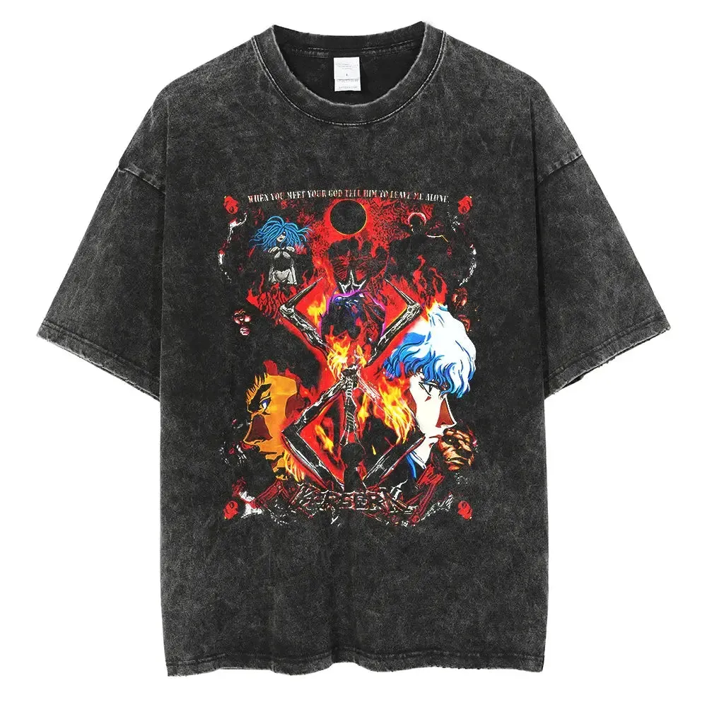 [KUJO] "Fallen" Vintage Oversized T Shirt