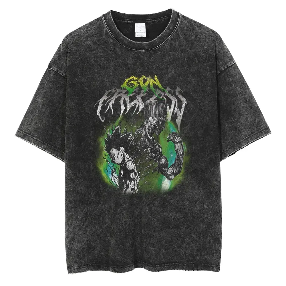 [KUJO] "Gon V2" Vintage Oversized T Shirt
