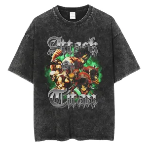 [KUJO] "Squad" Vintage Oversized T Shirt