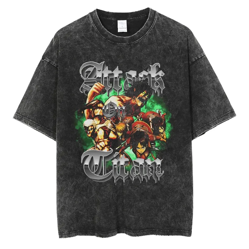 [KUJO] "Squad" Vintage Oversized T Shirt