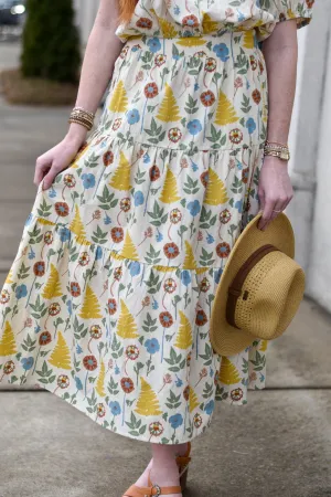 llia Printed Skirt