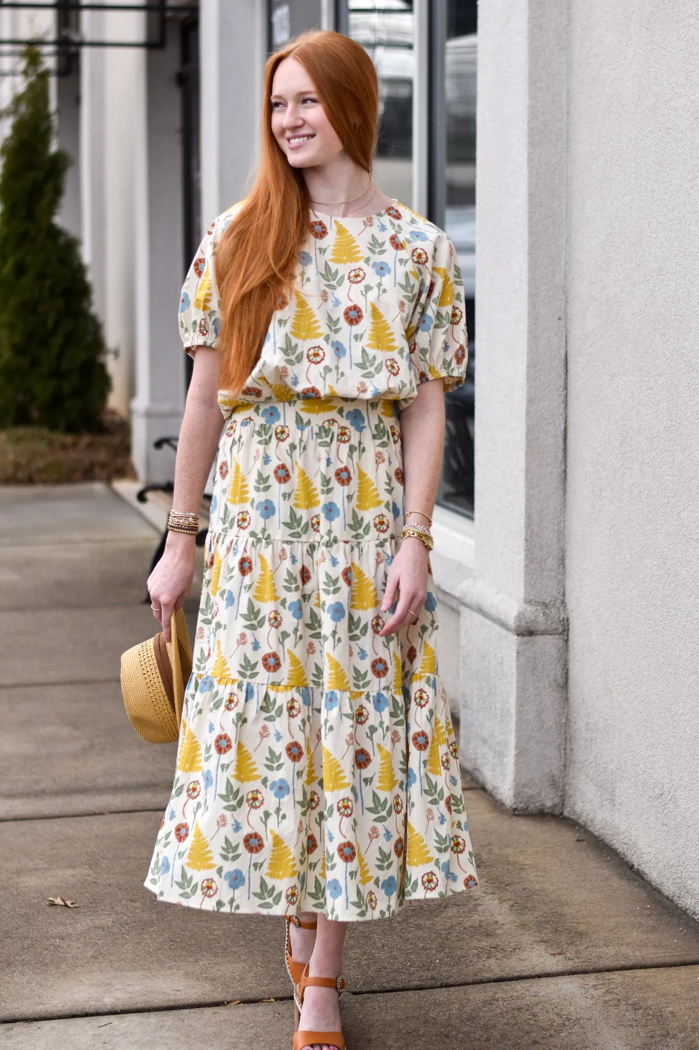 llia Printed Skirt