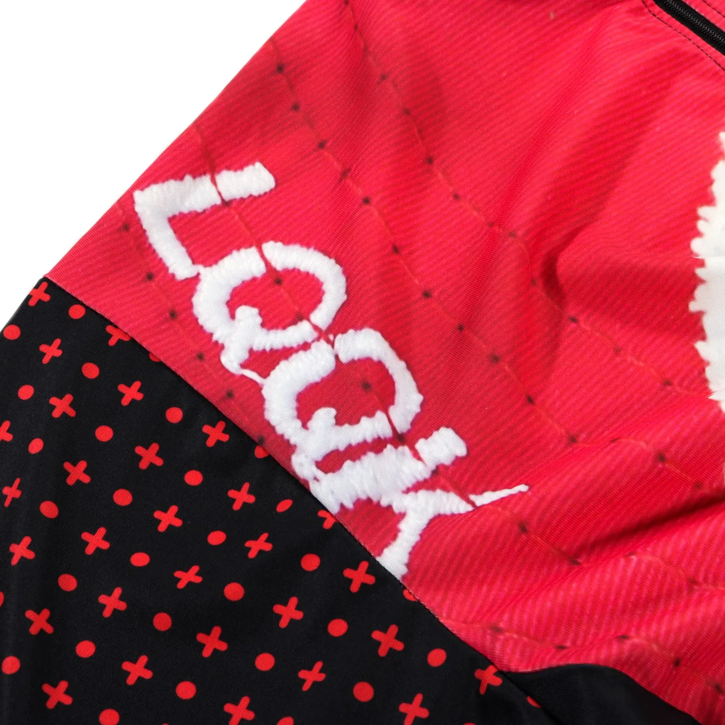 LQQK STUDIO LOOSE CYCLING JERSEY TOMATO PRINT