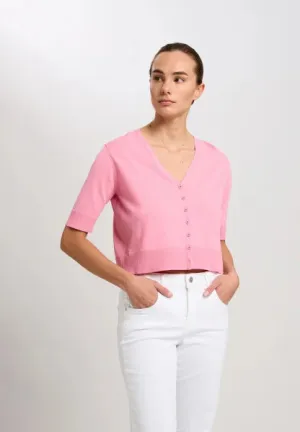 Marc Aurel Cardigan with short sleeves