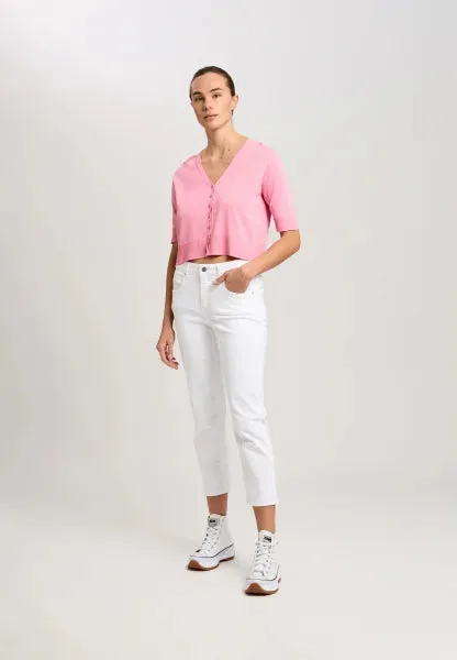 Marc Aurel Cardigan with short sleeves