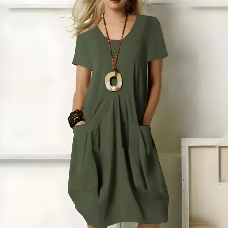 Marta - Stylish dress with tummy cover