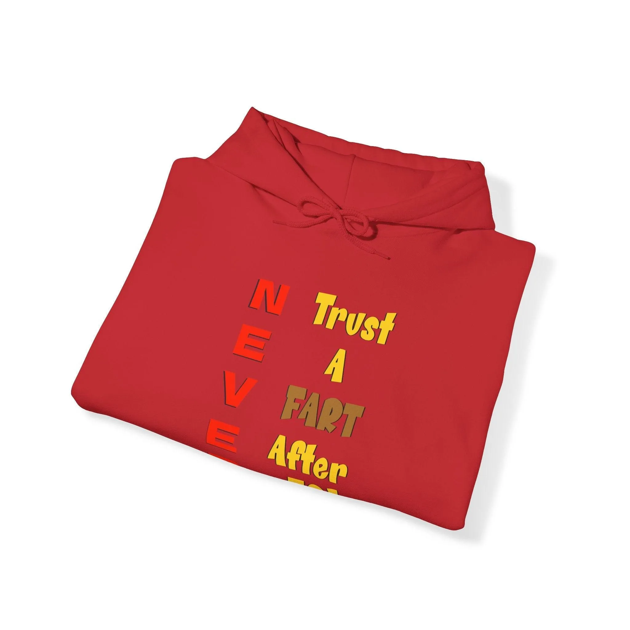 NEVER Trust A FART AFTER 50! Unisex Heavy Blend™ Gildan Hooded Sweatshirt 50/50 Cotton/Polyester Sizes S-5XL