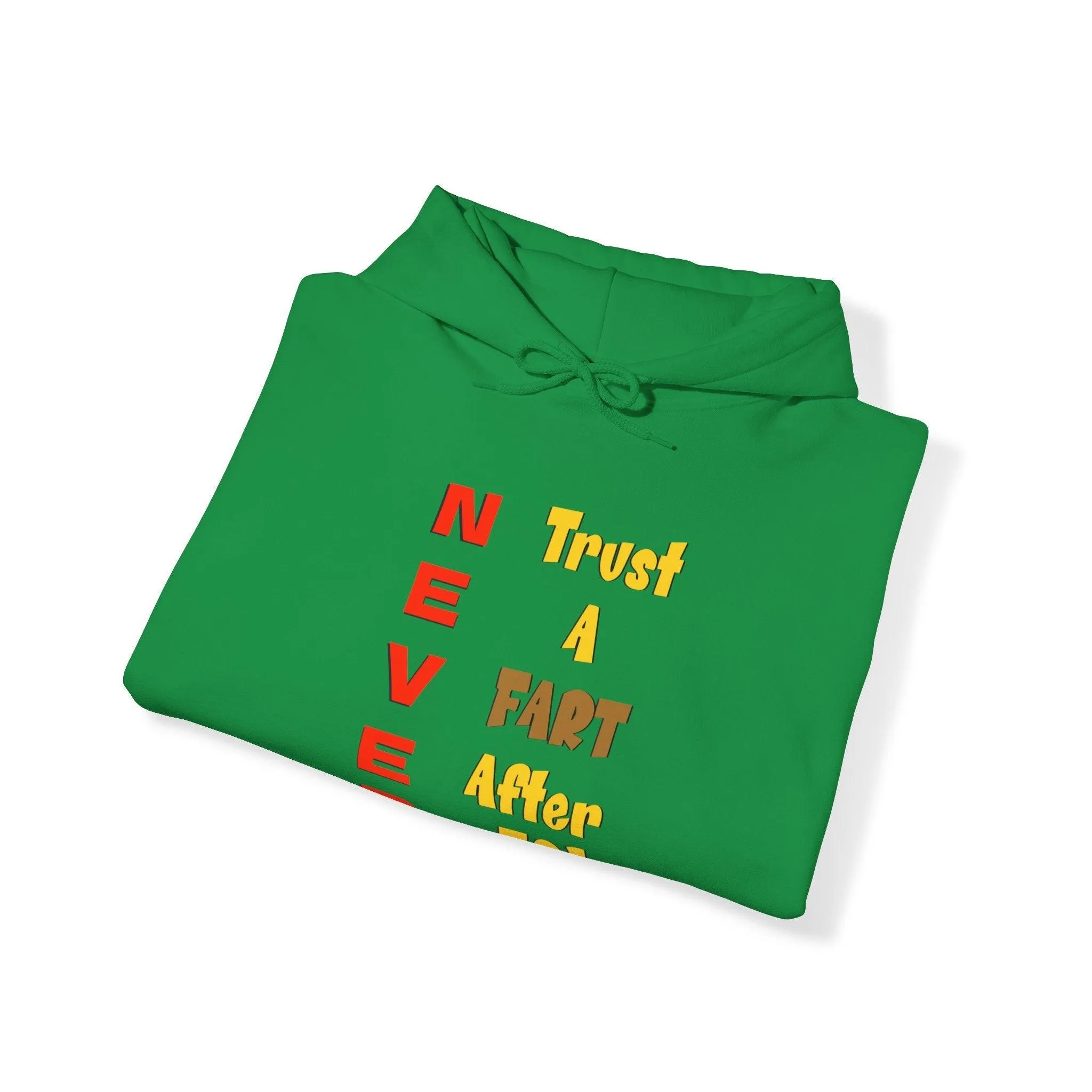 NEVER Trust A FART AFTER 50! Unisex Heavy Blend™ Gildan Hooded Sweatshirt 50/50 Cotton/Polyester Sizes S-5XL