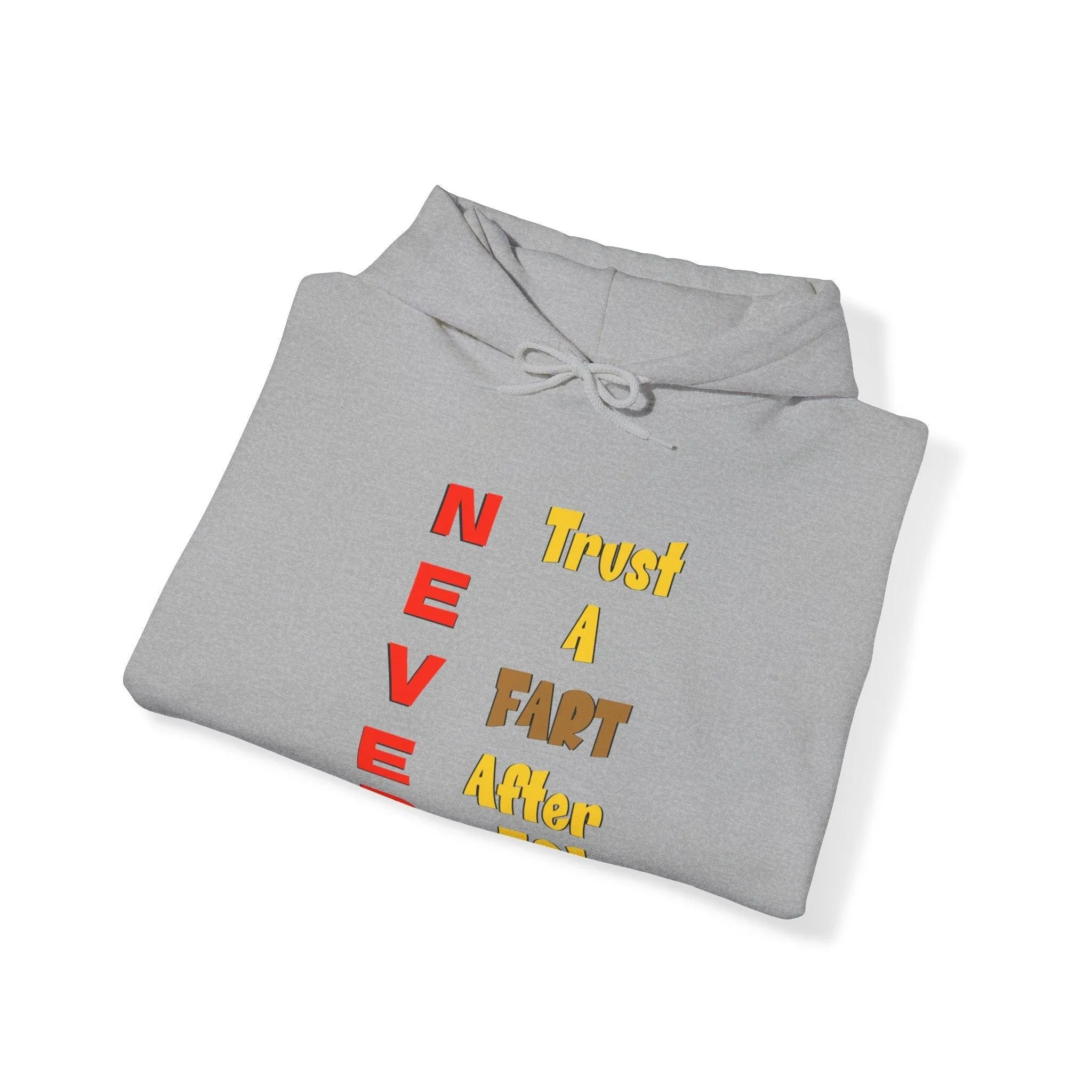 NEVER Trust A FART AFTER 50! Unisex Heavy Blend™ Gildan Hooded Sweatshirt 50/50 Cotton/Polyester Sizes S-5XL