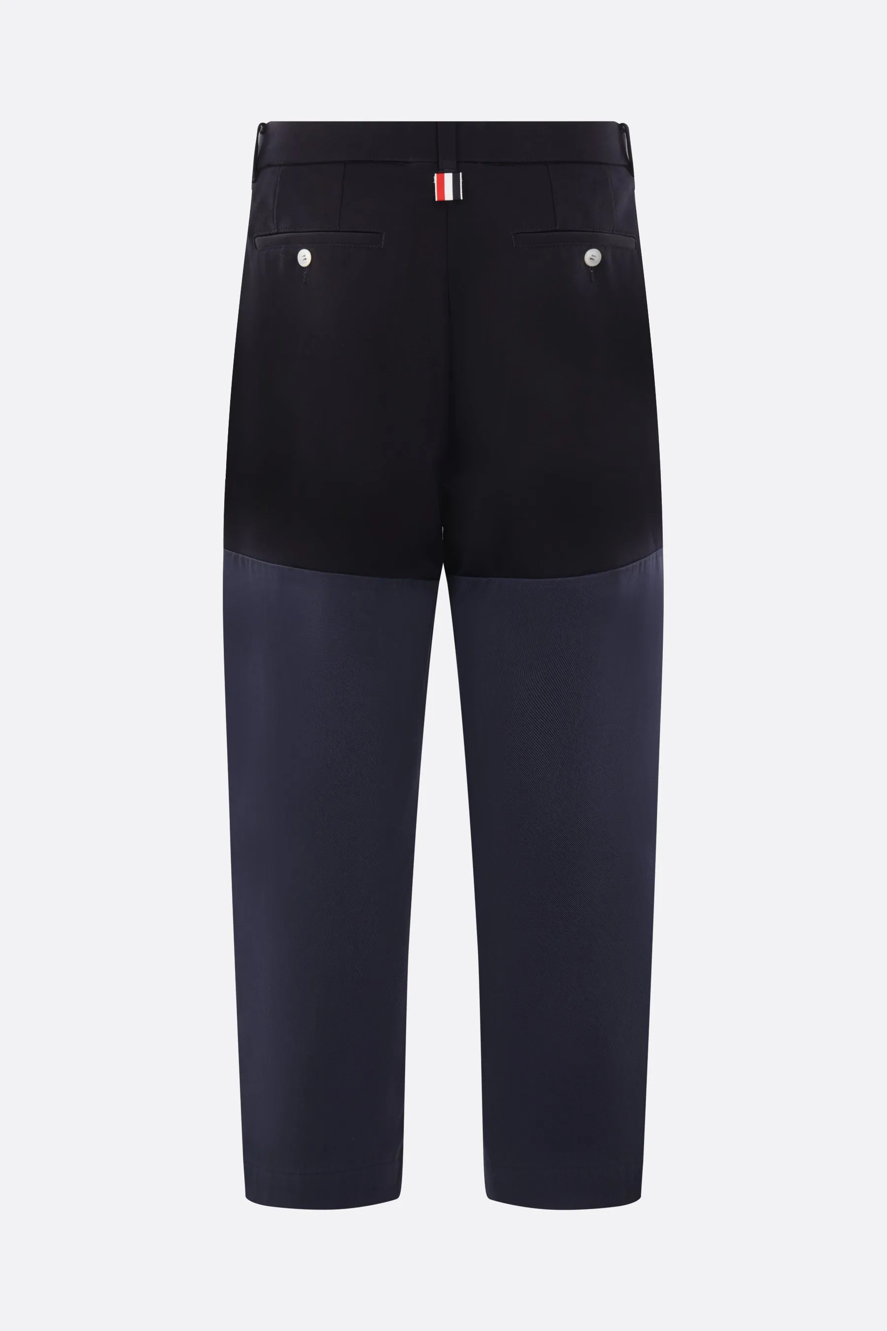 Patchwork Cotton Casual Pants