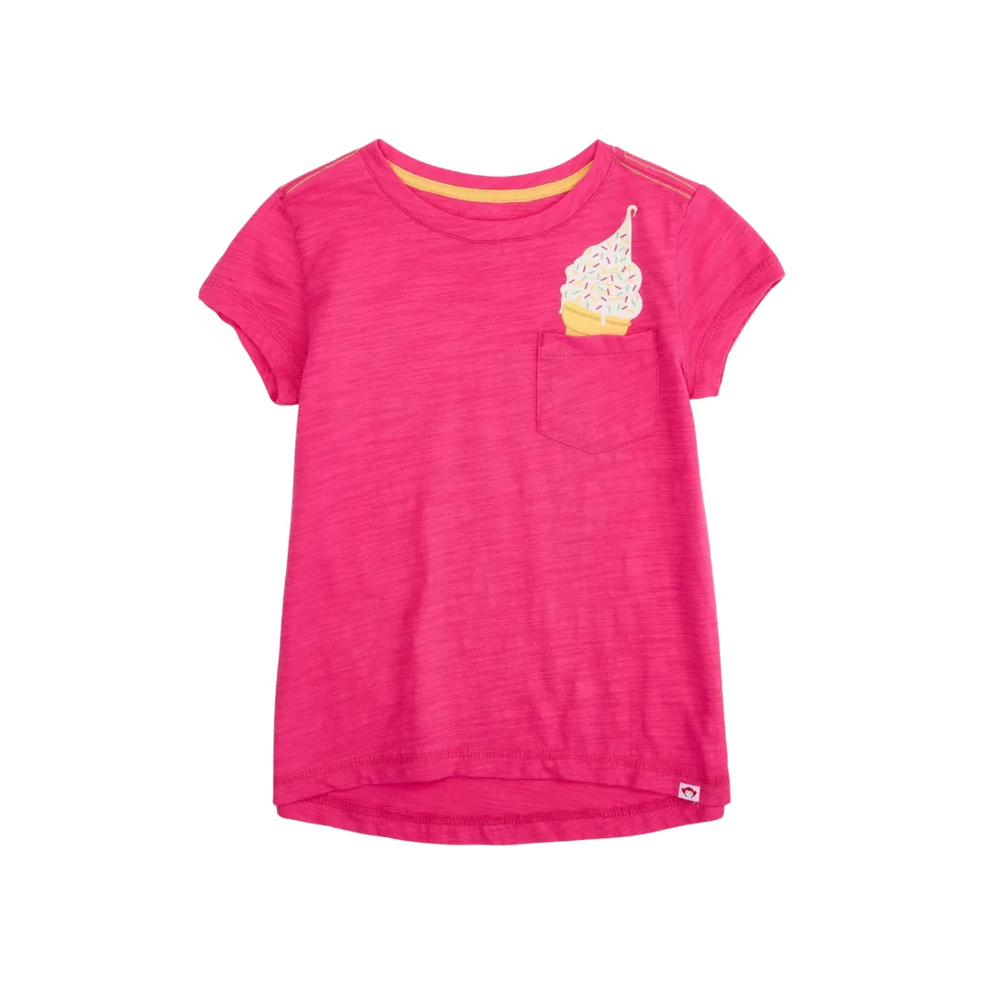 Pocket Tee - Fuchsia Ice Cream by Appaman