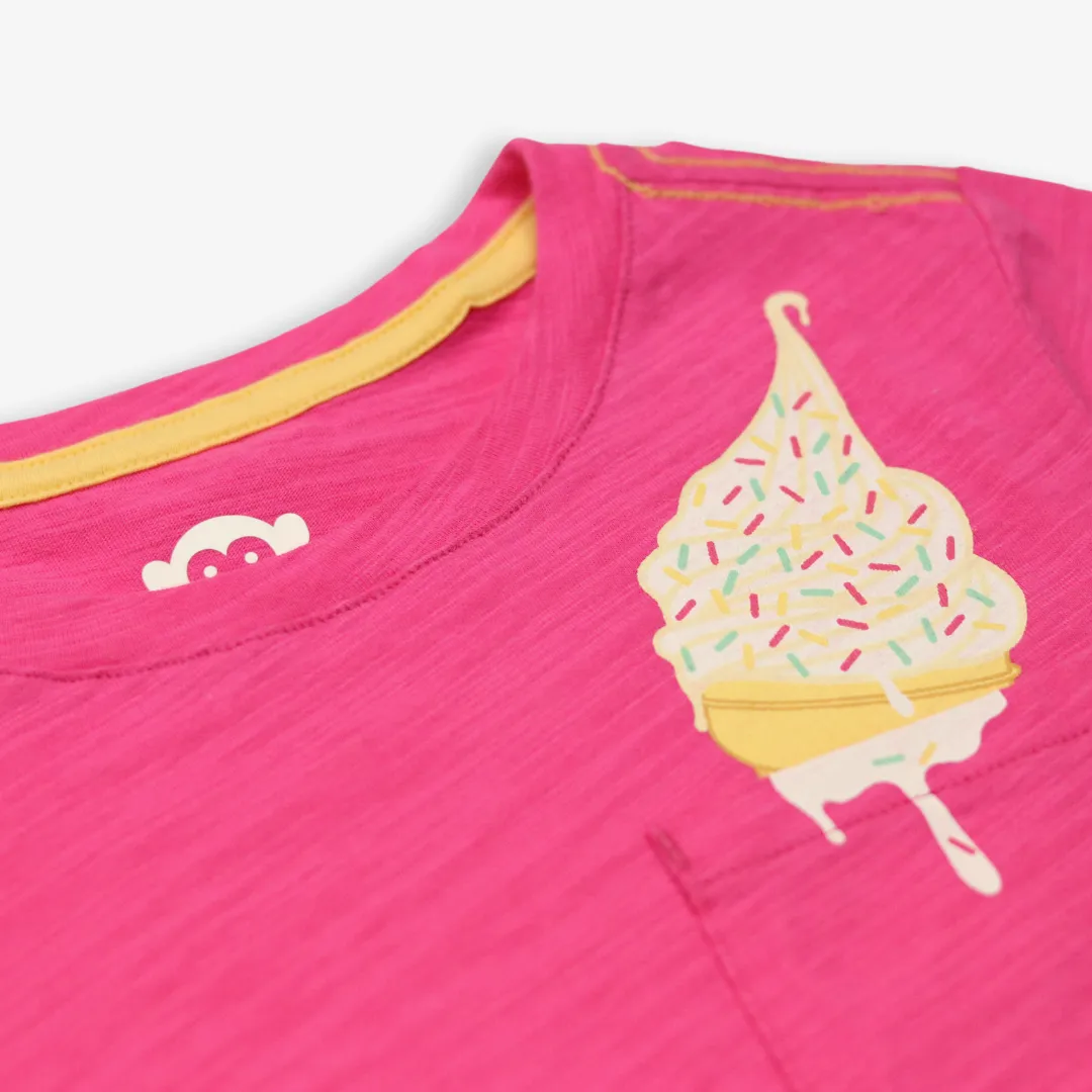 Pocket Tee - Fuchsia Ice Cream by Appaman