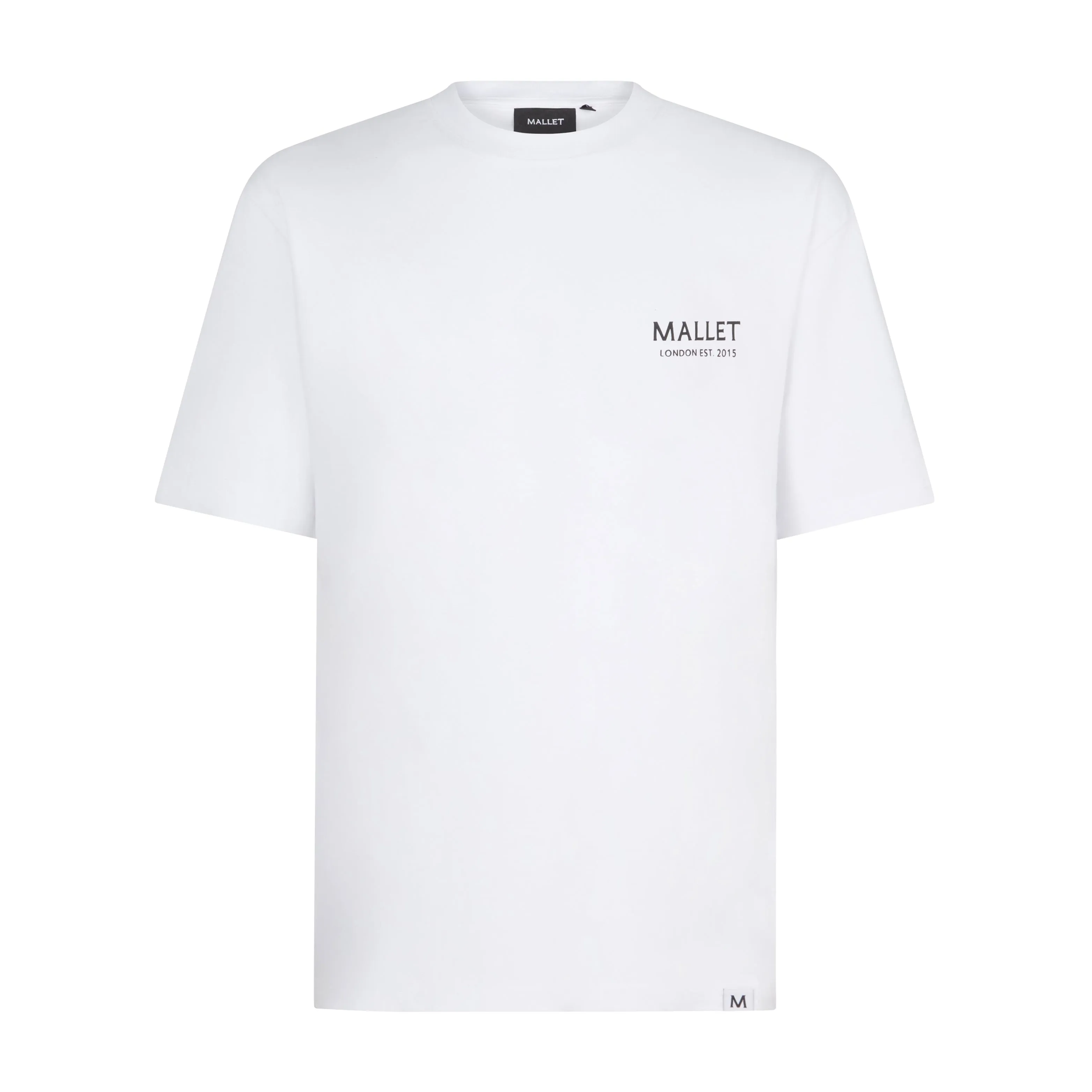 Strobe Tee White Black Organic