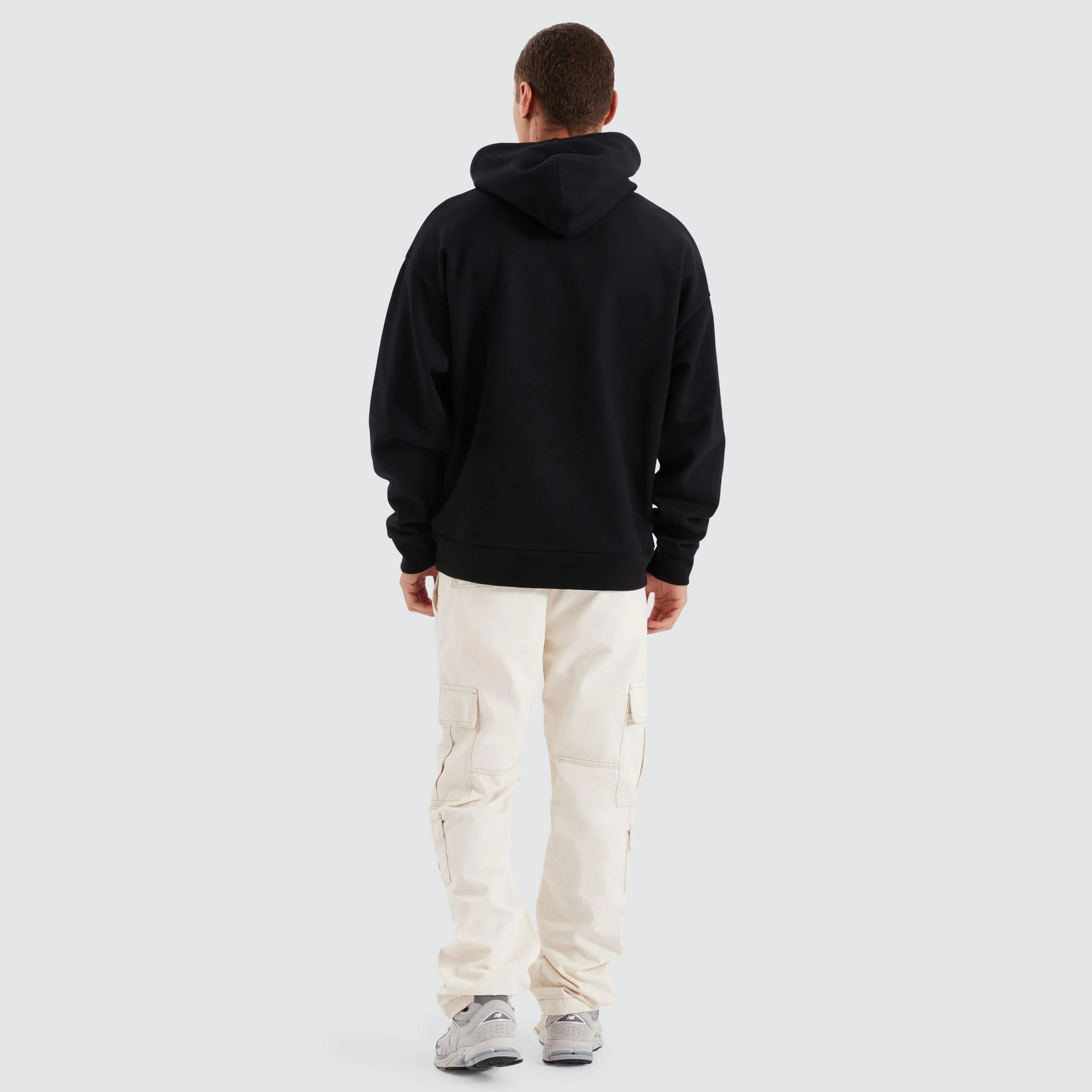 Toadstool Oversized Hoodie Jet Black