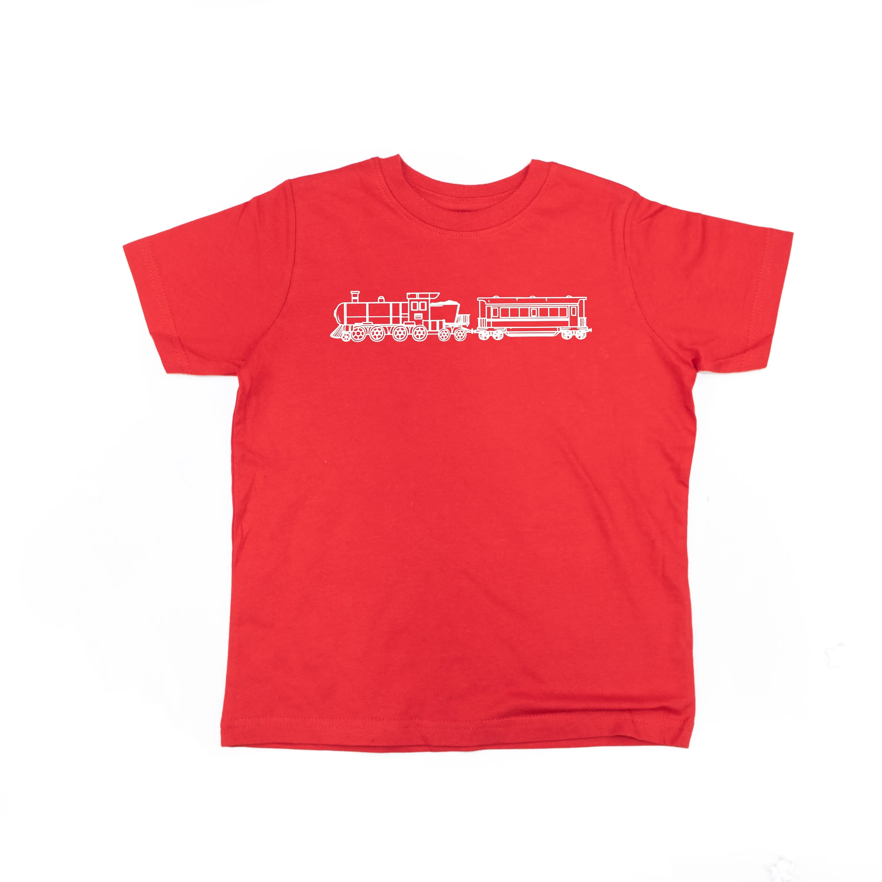TRAIN - Minimalist Design - Short Sleeve Child Shirt