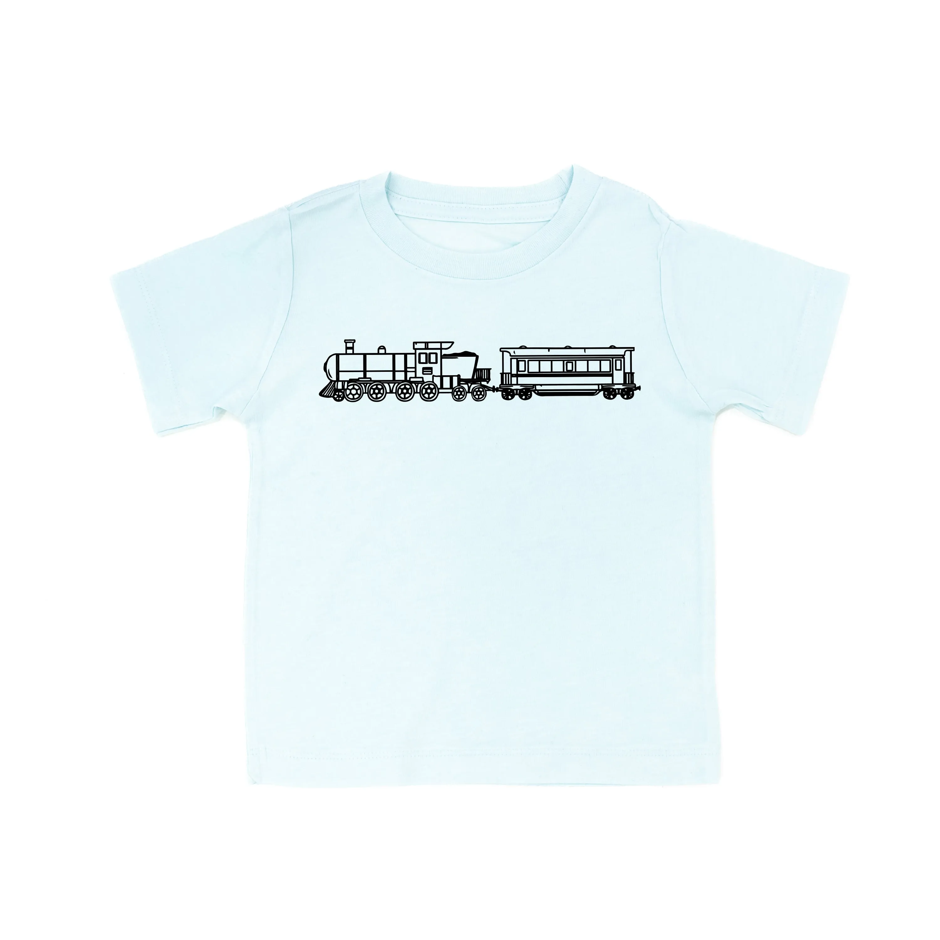 TRAIN - Minimalist Design - Short Sleeve Child Shirt