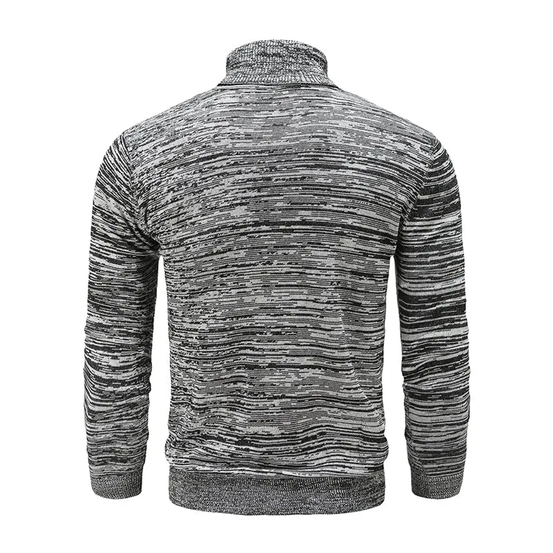 West Louis Winter Turtleneck Cotton Knitted Pullover