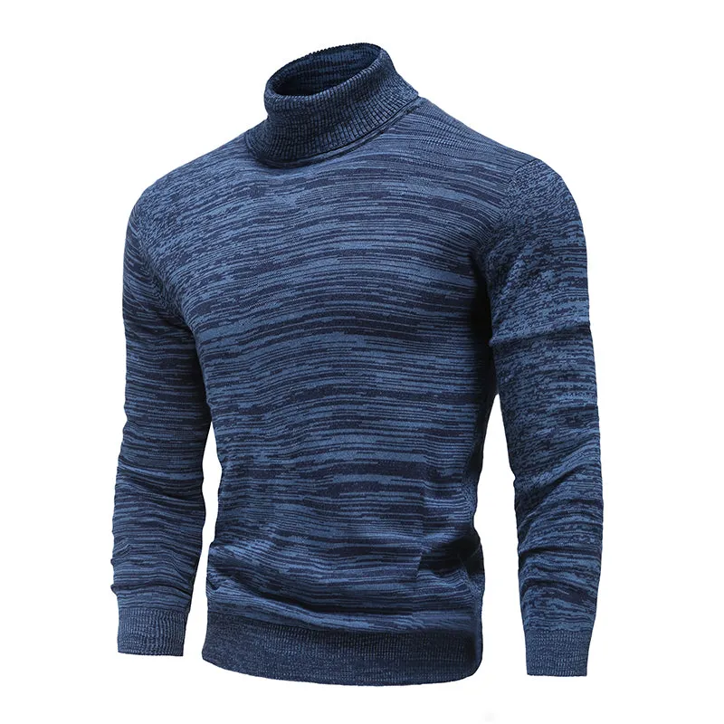 West Louis Winter Turtleneck Cotton Knitted Pullover