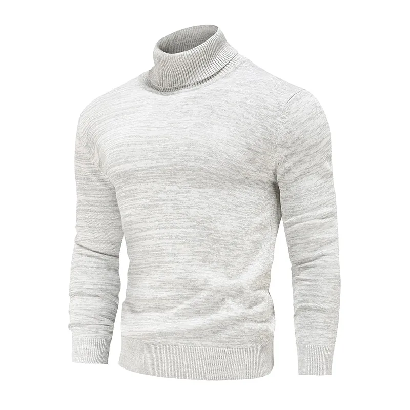West Louis Winter Turtleneck Cotton Knitted Pullover