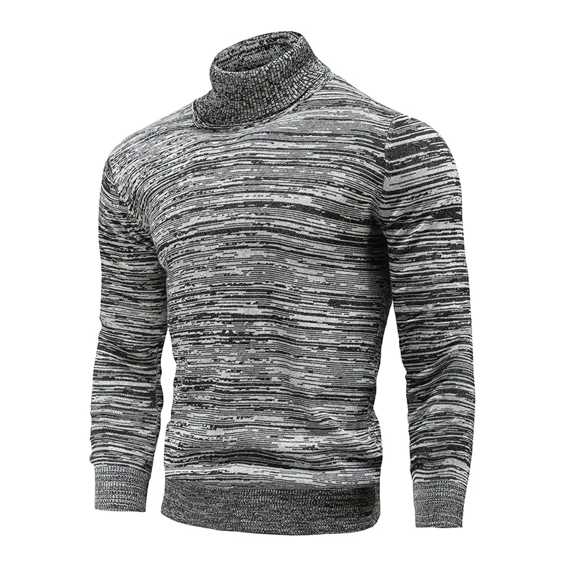 West Louis Winter Turtleneck Cotton Knitted Pullover