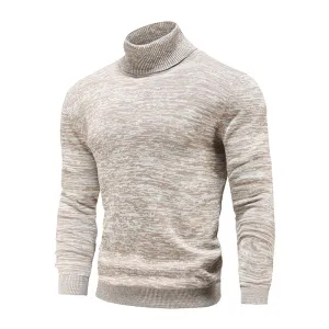 West Louis Winter Turtleneck Cotton Knitted Pullover